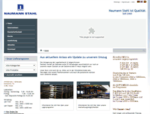 Tablet Screenshot of naumann-stahl.de